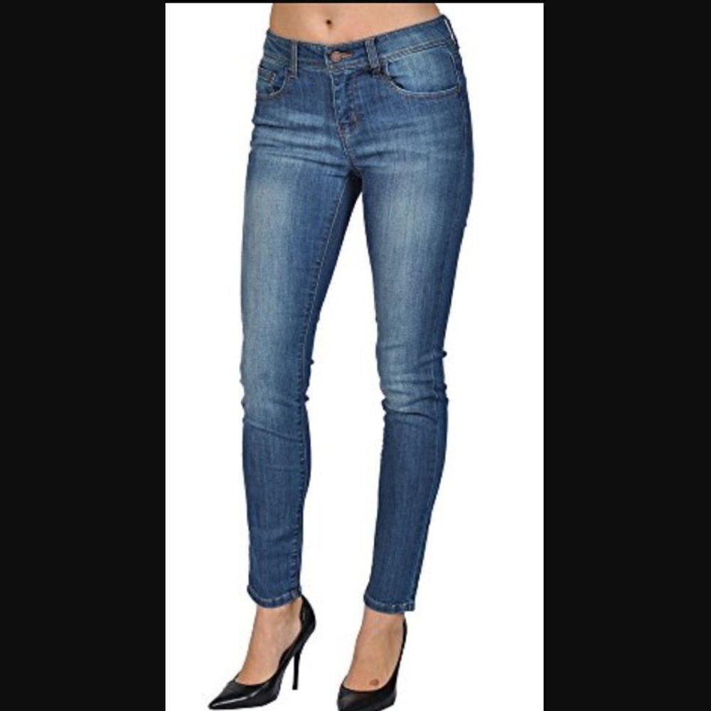 C'Est Toi Skinny Medium Wash jeans high waist 3